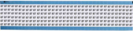Solid Numbers Scored Wire Marker Card, 87, Vinyl