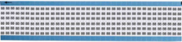 Solid Numbers Scored Wire Marker Card, 88, Vinyl