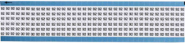 Solid Numbers Scored Wire Marker Card, 92, Vinyl