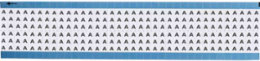 Solid Letters Scored Wire Marker Card, A, Vinyl