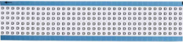 Solid Letters Scored Wire Marker Card, D, Vinyl