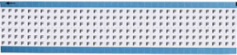 Solid Letters Scored Wire Marker Card, F, Vinyl