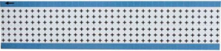 Symbol Scored Wire Marker Card, +, Vinyl