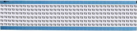 Solid Letters & Numbers Scored Wire Marker card, T2, Vinyl