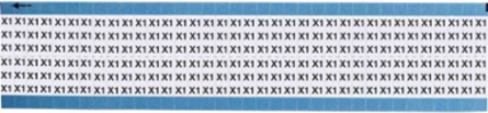 Solid Letters & Numbers Scored Wire Marker card, X1, Vinyl