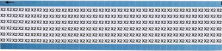 Solid Letters & Numbers Scored Wire Marker card, X2, Vinyl