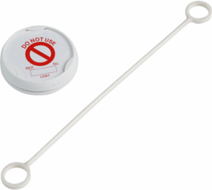 Universal Tag HOLDER W/6" STRAPS KIT