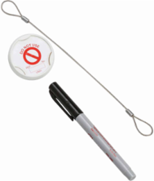 Universal Tag HOLDER W/6" STEEL STRAPS KIT
