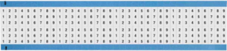 Wire Marker Card - Repositionable Vinyl Cloth, 0 to 9, Black on White