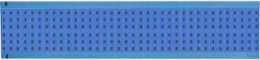 Solid Numbers Scored Wire Marker Card, 0, Cloth, Black on Blue