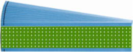 Numbers on Color Backgrounds Wire Markers, 1.5" H, Pack of 25 Cards, White on Green, 0