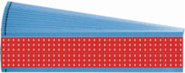 Numbers on Color Backgrounds Wire Markers, 1.5" H, Pack of 25 Cards, White on Red, 0
