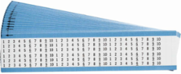 Wire Marker Card - Repositionable Vinyl Cloth, Legend 1 to 10