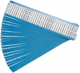 Wire Marker Card - Repositionable Vinyl Cloth, Legend 1 to 12