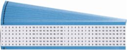 Wire Marker Card - Repositionable Vinyl Cloth, Legend 1 to 18