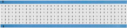 Wire Marker Card - Repositionable Vinyl Cloth, Legend 1 to 3