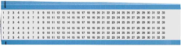 Wire Marker Card- Repositionable Vinyl Cloth, Legend 1 to 33, Black on White, Value Pack