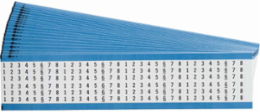 Wire Marker Card - Repositionable Vinyl Cloth, Legend 1 to 8