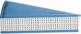Wire Marker Card - Repositionable Vinyl Cloth, Legend 1 to 9