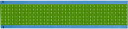 Solid Numbers Scored Wire Marker Card, 1, Cloth, White on Green
