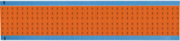 Solid Numbers Scored Wire Marker Card, 1, Cloth, Black on Orange