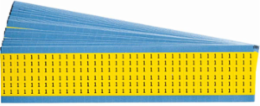 Suffix Numbers Wire Markers, 1.5" H, Pack of 25 Cards, Black on White, 1
