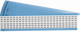 Wire Marker Card - Repositionable Vinyl Cloth, Legend 100