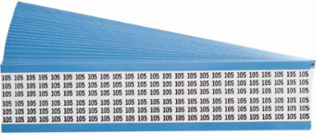 Wire Marker Card - Repositionable Vinyl Cloth, Legend 105