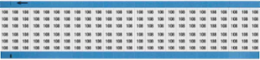 Solid Numbers Scored Wire Marker Card, 108, Black on White