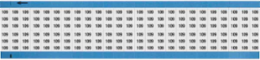 Solid Numbers Scored Wire Marker Card, 109, Black on White