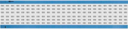 Solid Numbers Scored Wire Marker Card, 111, Black on White