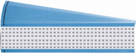 Wire Marker Card - Repositionable Vinyl Cloth, Legend 12