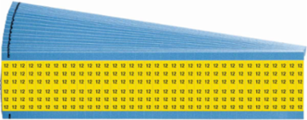 Numbers on Color Backgrounds Wire Markers, Legend 12
