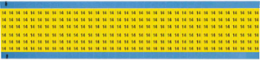 Solid Numbers Scored Wire Marker Card, 14, Cloth