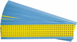 Numbers on Color Backgrounds Wire Markers, Legend 15