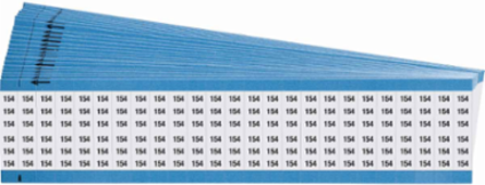 Wire Marker Card - Repositionable Vinyl Cloth, Legend 154
