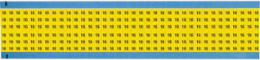 Solid Numbers Scored Wire Marker Card, 16, Cloth