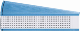 Wire Marker Card - Repositionable Vinyl Cloth, Legend 17 to 32