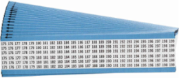 Wire Marker Card - Repositionable Vinyl Cloth, Legend 175 to 199