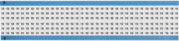Solid Numbers Scored Wire Marker Card, 19, Black on White