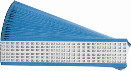 Wire Marker Card - Repositionable Vinyl Cloth, Legend 1L2