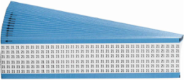 Wire Marker Card - Repositionable Vinyl Cloth, Legend 21