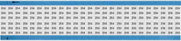 Solid Numbers Scored Wire Marker Card, 214, Black on White