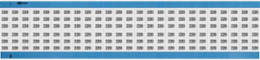 Solid Numbers Scored Wire Marker Card, 220, Black on White