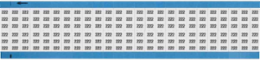 Solid Numbers Scored Wire Marker Card, 222, Black on White