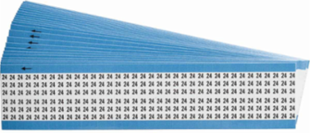 Wire Marker Card - Repositionable Vinyl Cloth, Legend 24