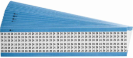 Wire Marker Card - Repositionable Vinyl Cloth, Legend 24