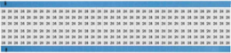 Solid Numbers Scored Wire Marker Card, 24, Black on White