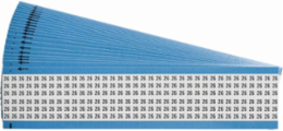 Wire Marker Card - Repositionable Vinyl Cloth, Legend 26