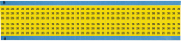 Solid Numbers Scored Wire Marker Card, 26, Cloth